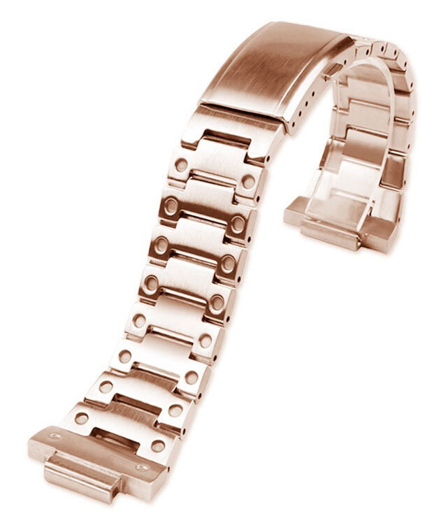 Tiera Casio GWM5610 mod steel watch strap rose gold