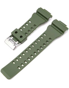 Tiera Casio GA-100/110/120/140/150/200/300/400/700/710/900 -series watch strap matte green