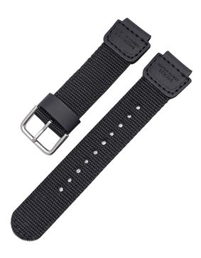 Tiera Casio nylon watch strap black for models W-800H / W-215 / W-216 / W-735