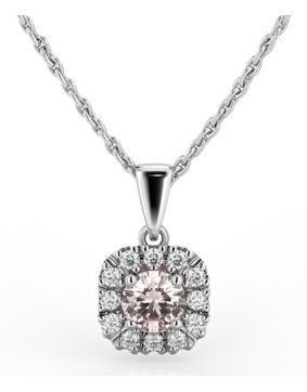 Festive Josefiina morganite diamond pendant 632-042M-VK