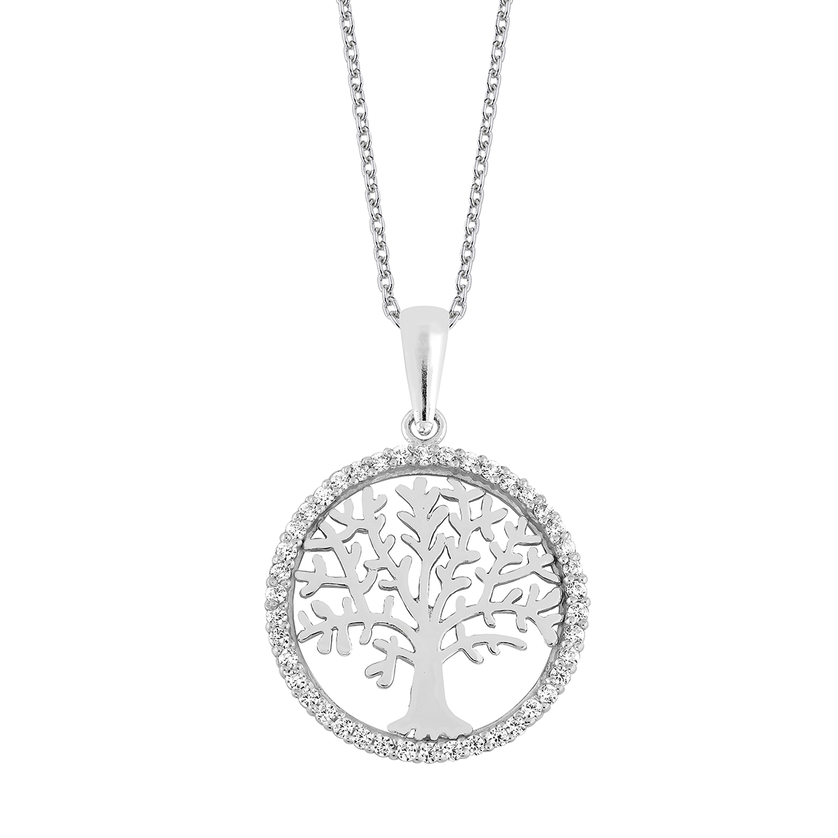 Lykka Symbols Tree of Life silver necklace 