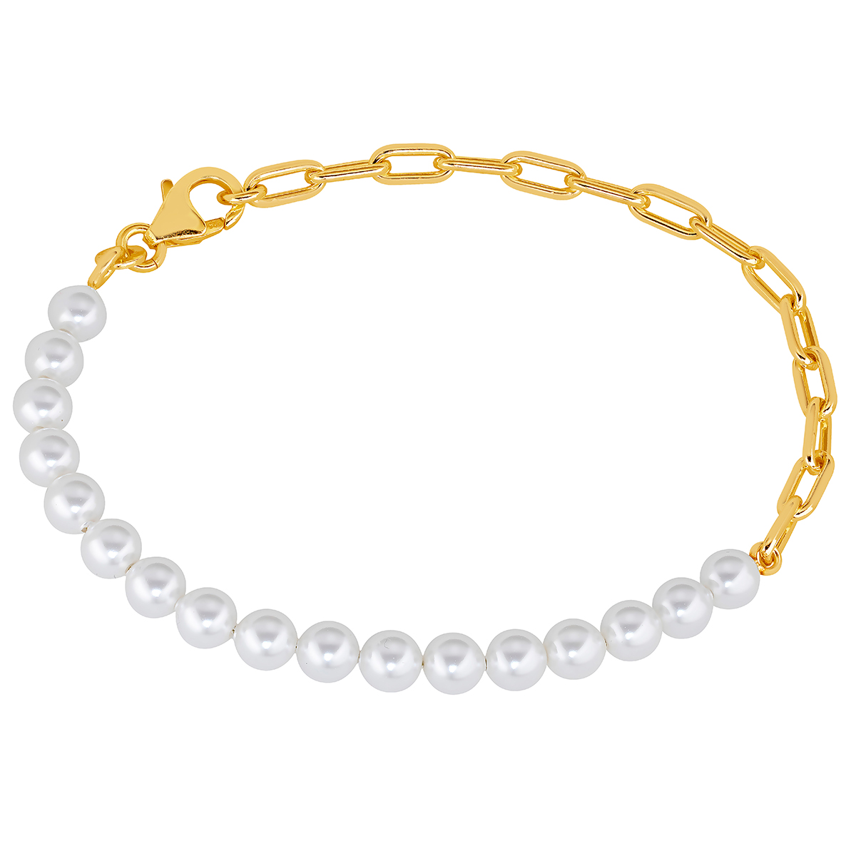 Lykka Pearls gold plated pearl bracelet 