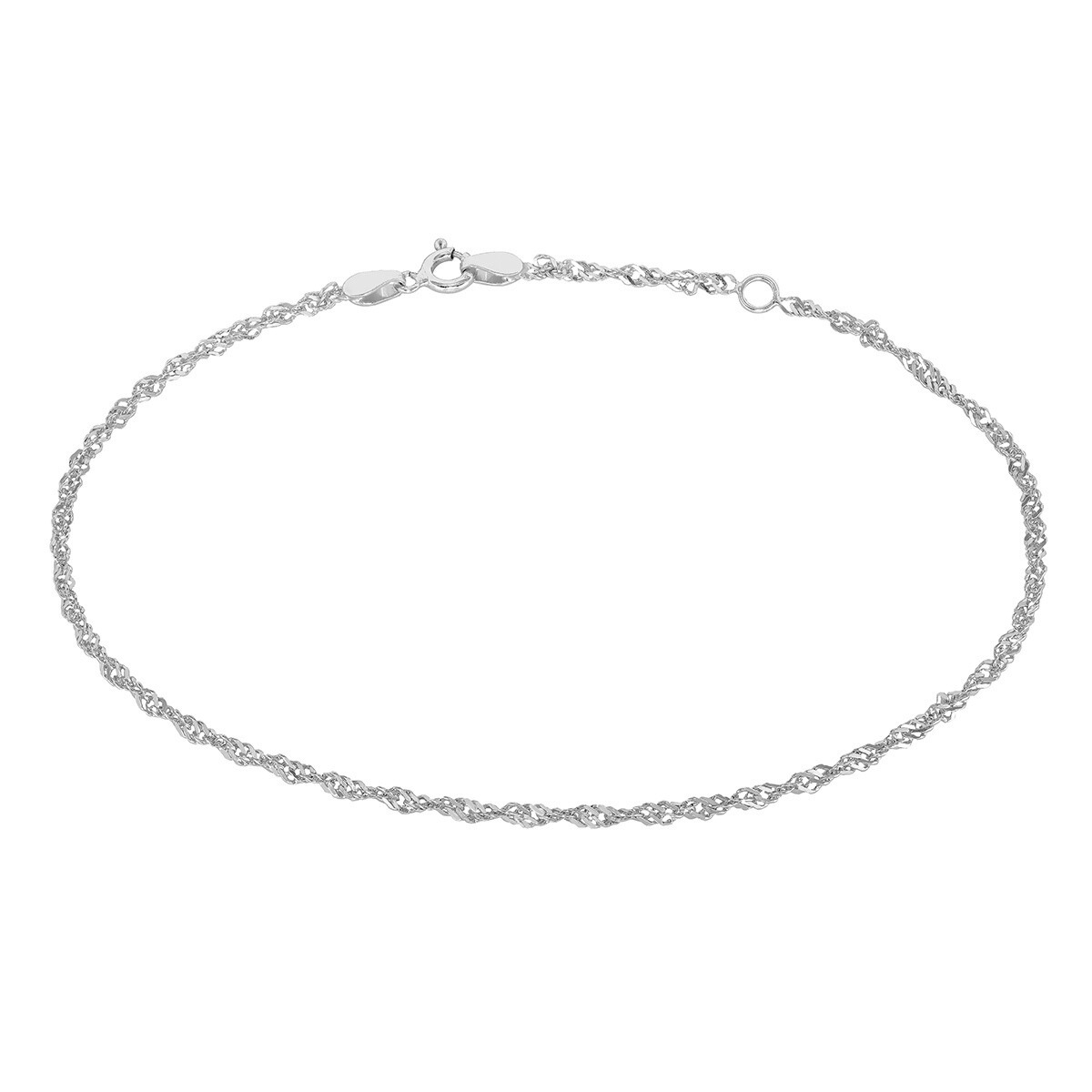 Lykka Casuals silver singapore anklet 
