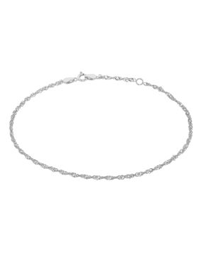 Lykken Casuals silver singapore anklet