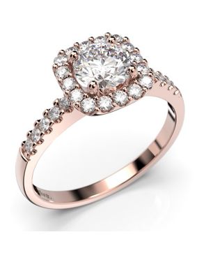 Festive Jemina halo-diamond ring 635-076-PK