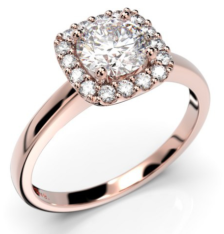 Festive Joanna halo-diamond ring 636-086-PK