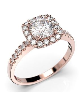 Festive Joanna halo-diamond ring 637-096-PK