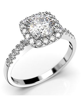 Festive Joanna halo-diamond ring 637-096-VK