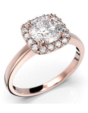 Festive Jennifer halo-diamond ring 638-116-PK