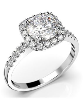 Festive Jennifer halo-diamond ring 639-126-VK