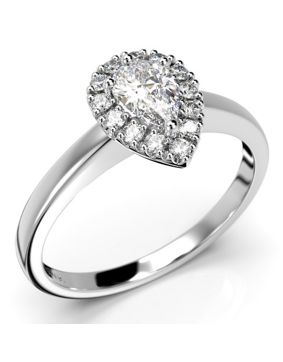 Festive Penelope halo-diamond ring 640-043-VK