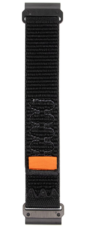 Tiera Garmin Fenix black nylon strap 26 mm quick release