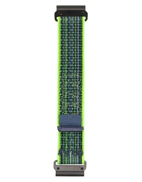Tiera Garmin Fenix lime nylon strap 22mm quick release