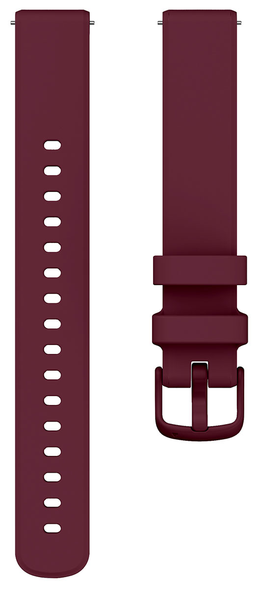 Tiera Garmin Lily 2 silicone strap wine red
