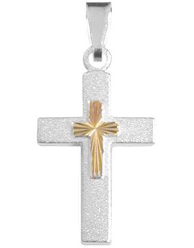 Saurum silver cross necklace 5079 00 000