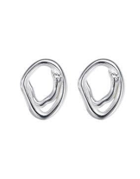 Kalevala Männyt stud earrings silver 261001100T
