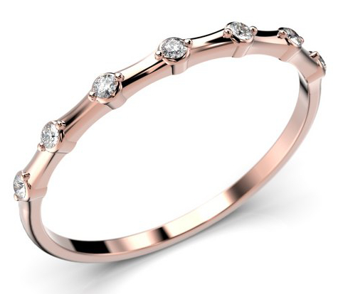 Festive Isla anniversaryband diamond ring 645-007-PK