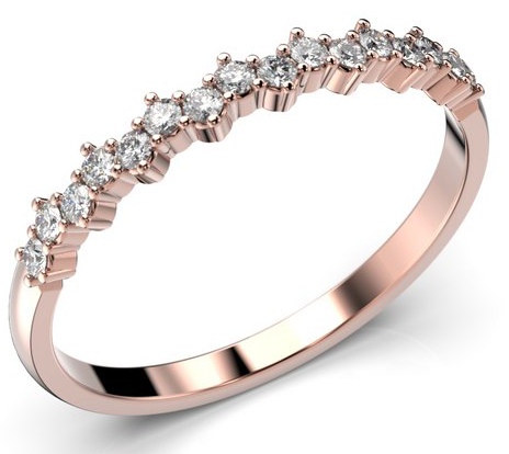 Festive Greta anniversaryband diamond ring 646-016-PK