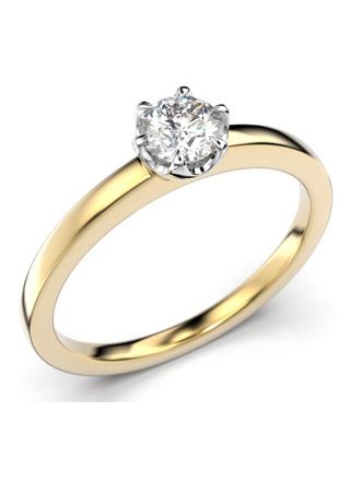Festive Adele solitaire diamond ring 651-030-KV