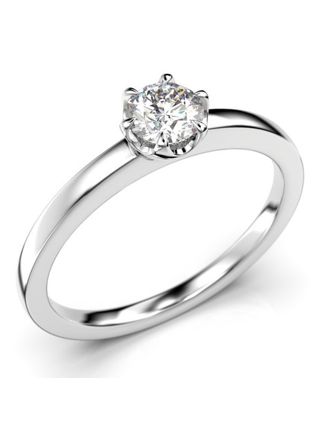 Festive Adele solitaire diamond ring 651-030-VK