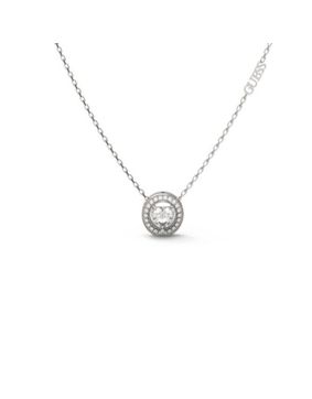 GUESS M'ama non m'ama silver-colored necklace JUBN04667JWRHT/U
