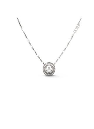 GUESS M'ama non m'ama silver-colored necklace JUBN04667JWRHT/U