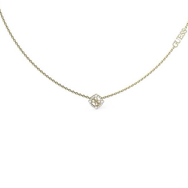 GUESS Tiny dancer gold-colored necklace JUBN04643JWYGT/U
