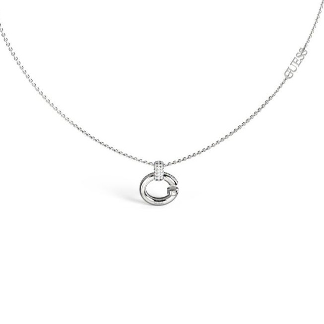 GUESS Oh my G silver-colored necklace JUBN04518JWRHT/U