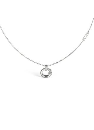 GUESS Oh my G silver-colored necklace JUBN04518JWRHT/U
