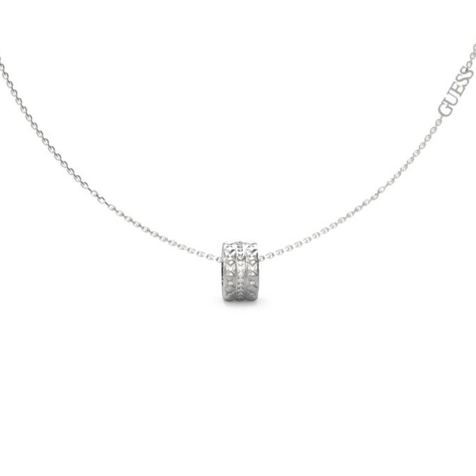 GUESS Stylish silver-colored necklace JUBN04589JWRHT/U