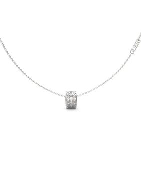 GUESS Stylish silver-colored necklace JUBN04589JWRHT/U