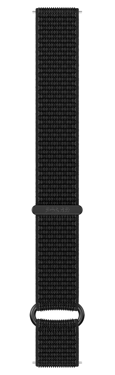 Polar Hook & Loop Nylon Wristband 22 mm black M/L