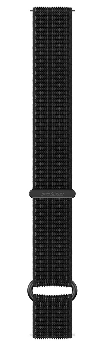 Polar Hook & Loop Nylon Wristband 22 mm black S/M