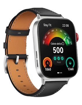 Tiera Huawei Watch Fit 3 black leather band