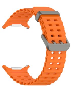 Tiera Samsung Galaxy Watch Ultra orange silicone band
