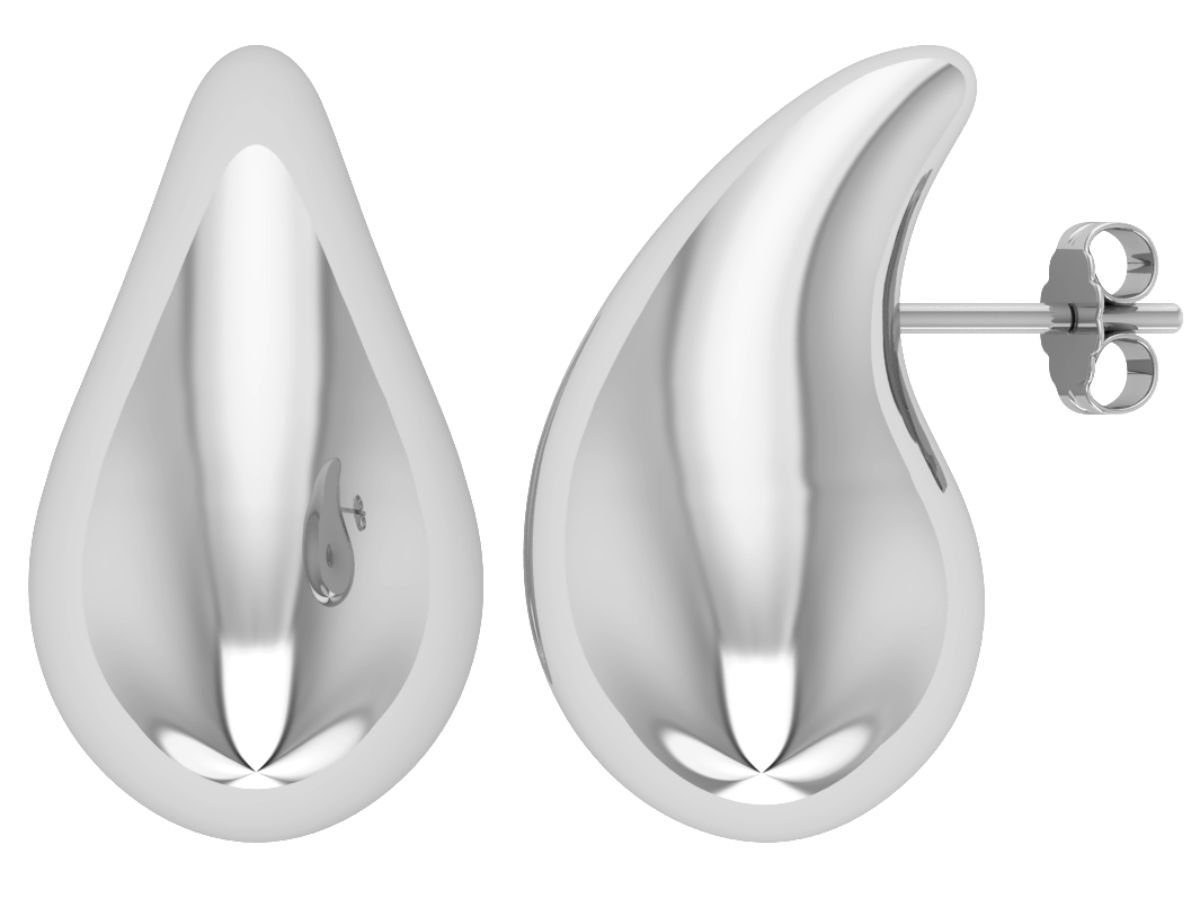 Lykka Casuals drop silver earrings 