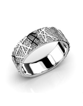 Festive Routa white gold ring 6,5 mm 662-000-VK