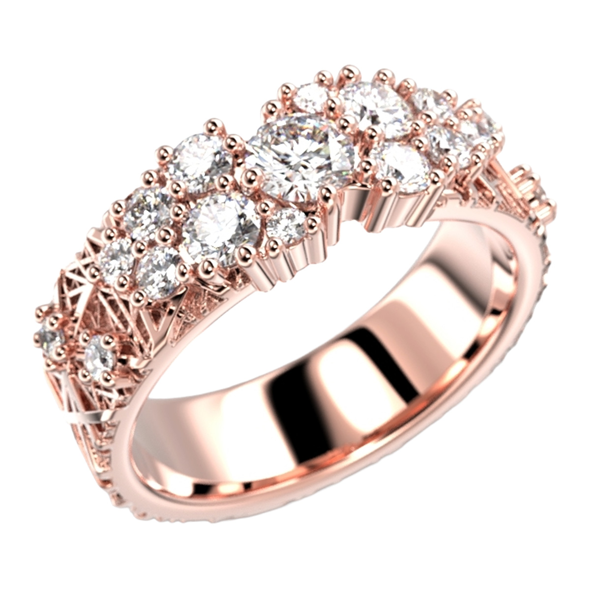 Festive Thelma 111-100-kkvk rivitimanttisormus