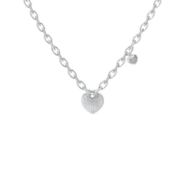 GUESS Crazy in love heart necklace JUBN05212JWRHT/U