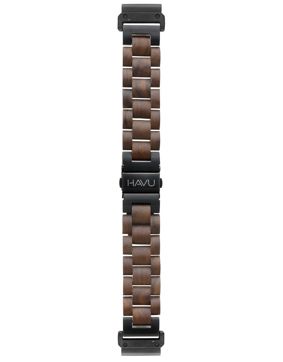 HAVU Garmin QuickFit strap walnut 22 mm