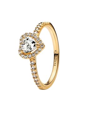 Pandora Timeless Heart gold-plated ring 168421C01