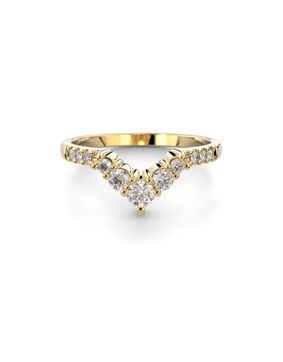 Festive Juliette Side 0.21ct diamond ring 14-676-021-KK