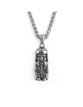 Lykka Viking Odin steel necklace 60cm