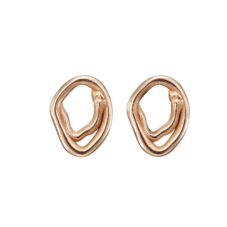 Kalevala Männyt bronze stud earrings 361001100T