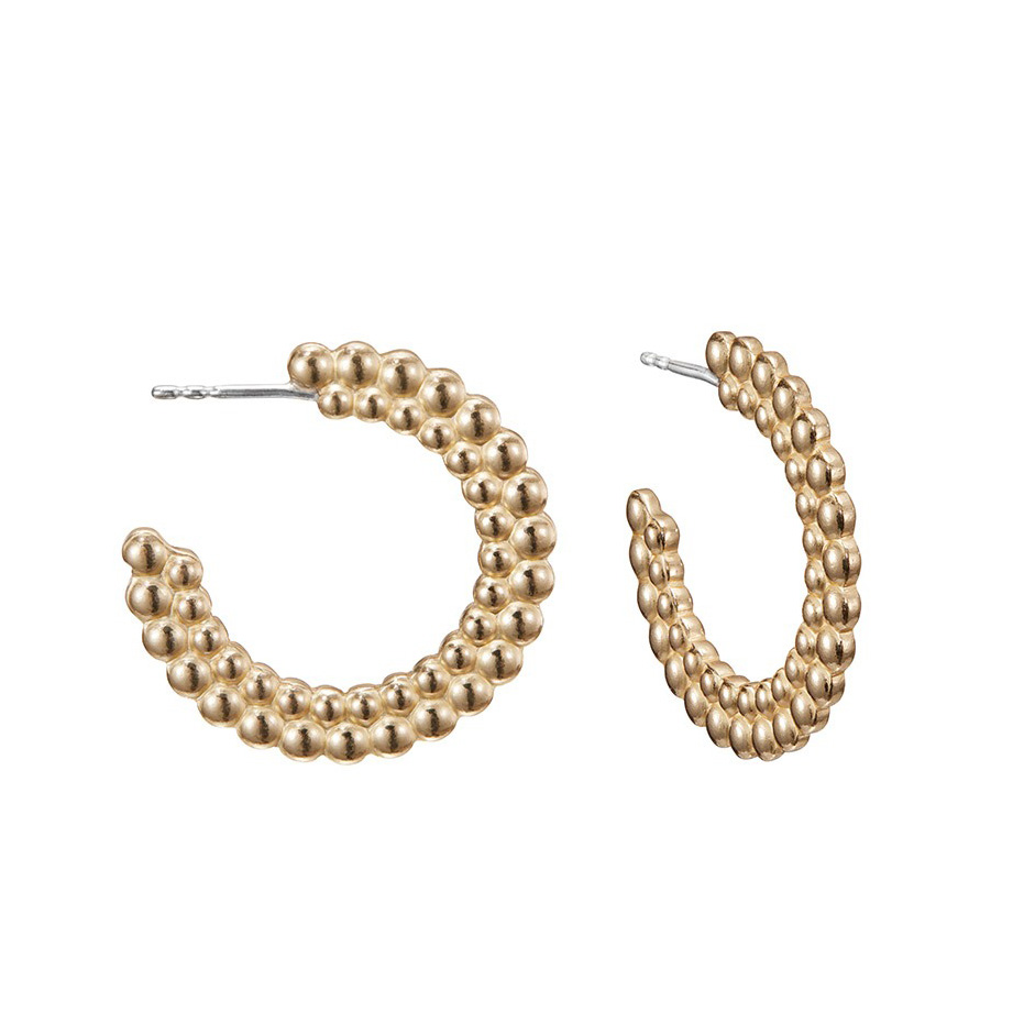 Kalevala Circle of Light creole earrings bronze 3669486T