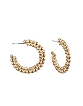 Kalevala Circle of Light creole earrings bronze 3669486T