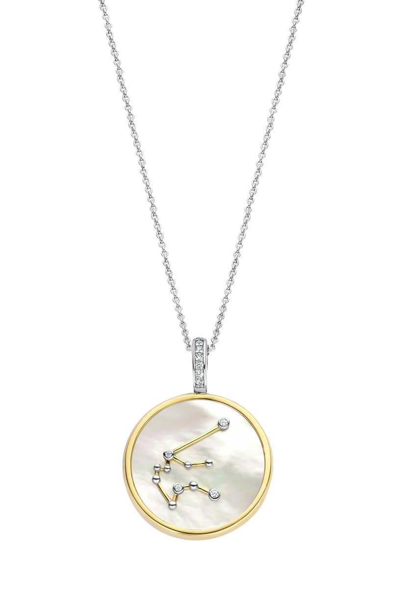 TI SENTO Written in the stars zodiac necklace aquarius 6826AQ
