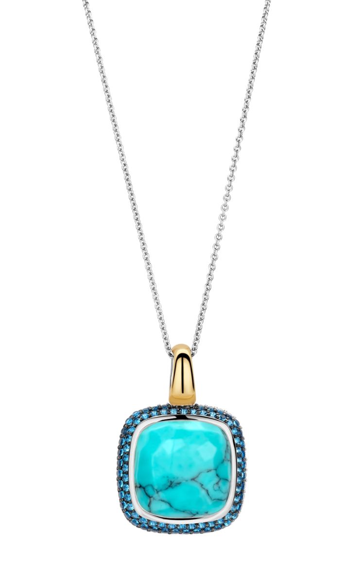 TI SENTO turquoise necklace 6828TQ
