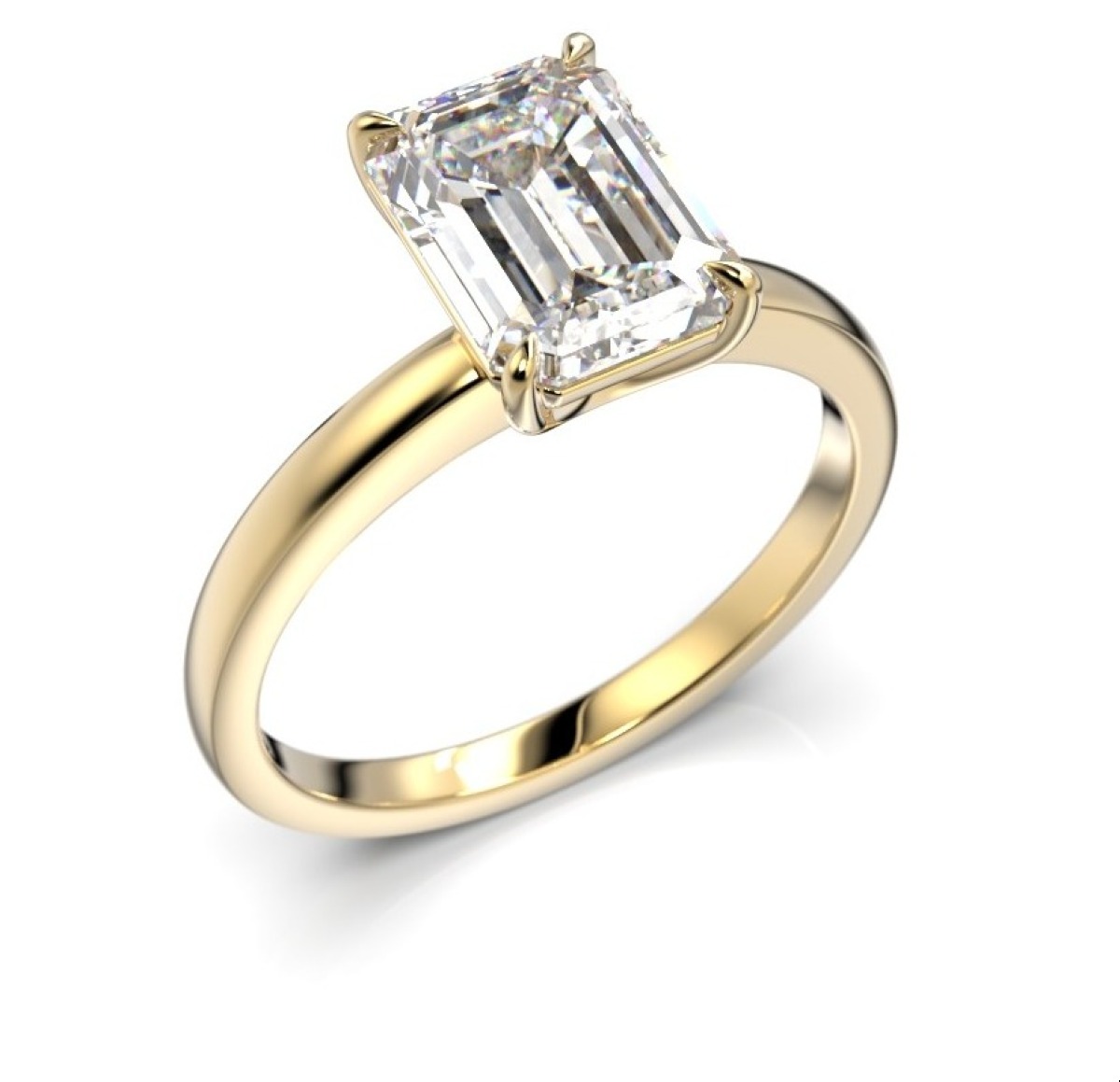 Festive Serena diamond ring 2,00 ct yellow gold 684-200-KK