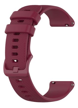 Tiera burgundy silicone bracelet